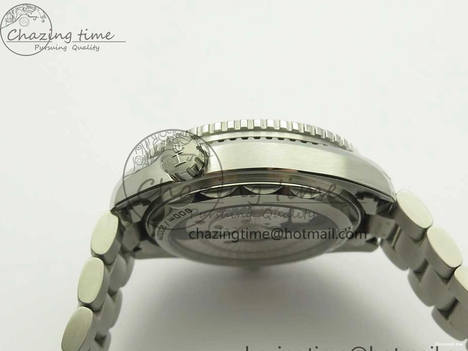 0407 Trendy Planet Ocean 43.5mm SS VSF 1:1 Best Edition Black Ceramic Bezel and Dial on SS Bracelet A8900 Super Clone 7973